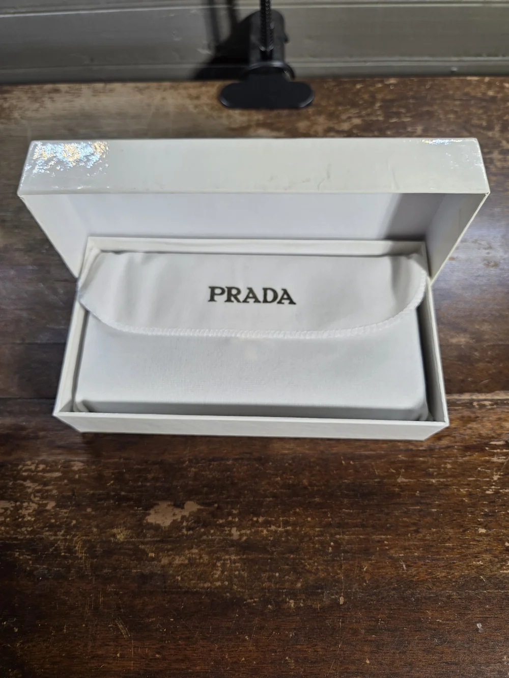 Prada Quilted Patent Leather Continental Wallet - Black & Gold Hardware